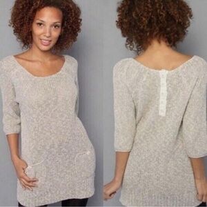 Free People Tunic Gray Sweater Dress